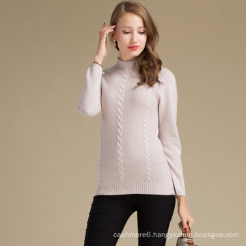 Various Colors Women Cashmere Woolen Sweater With Knitwear Design Pattern